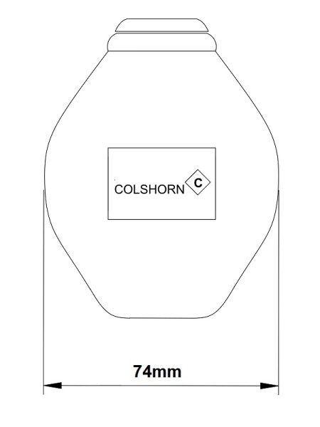 Aluminiumverschlußkappe mit Standard 6-Kantverschluß